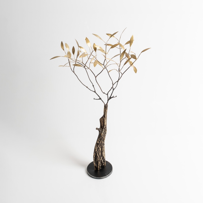 Εξαιρετικό γλυπτό δέντρο από ορείχαλκο