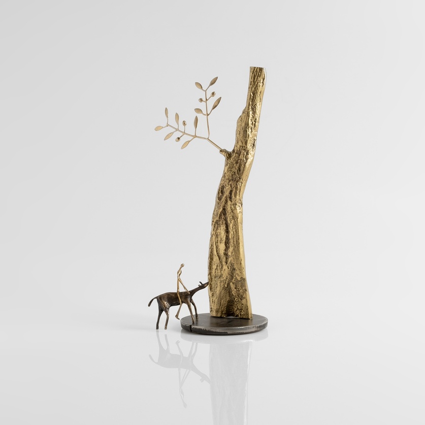 Olive Tree & Rider Bronze Sculpture