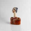 Ceramic Female Bust With Beautiful Necklace
