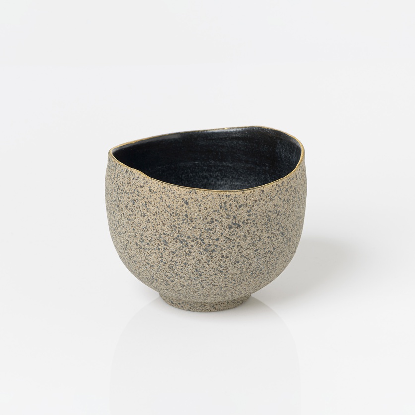 Ceramic bowl in earthy colors