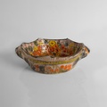 Large ceramic bowl with handles