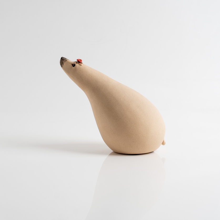 Κεραμική διακοσμητική αρκούδα (θηλυκή)