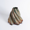 Impressive bronze-toned vase