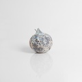 Textured ceramic pomegranate (white, light blue)