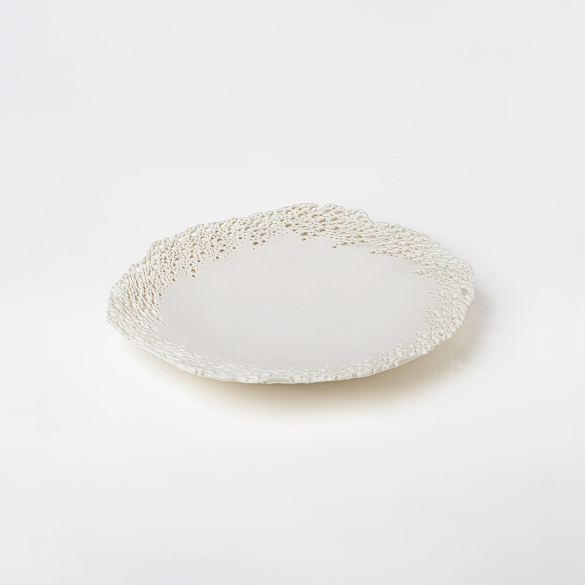 Fine white porcelain platter