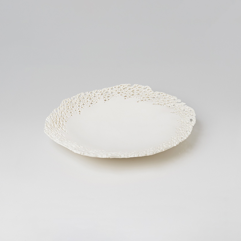 Fine white porcelain platter