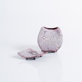 White and pink ceramic box
