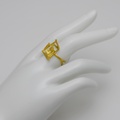 Ring "Meander" in yellow gold