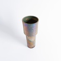 Stunning bronze-toned ceramic vase