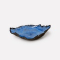 Wavy platter in awesome blue color