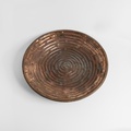 Impressive bronze-colored platter