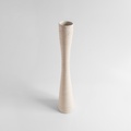 Tall ceramic vase with a crackled finish