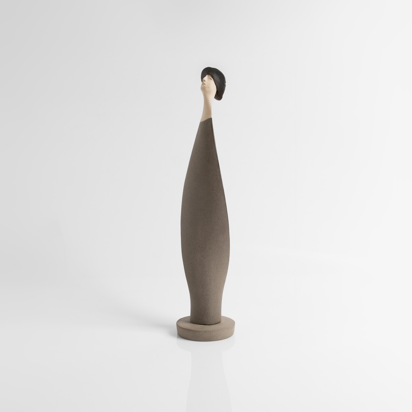 Abstract Human Figure with a Hat