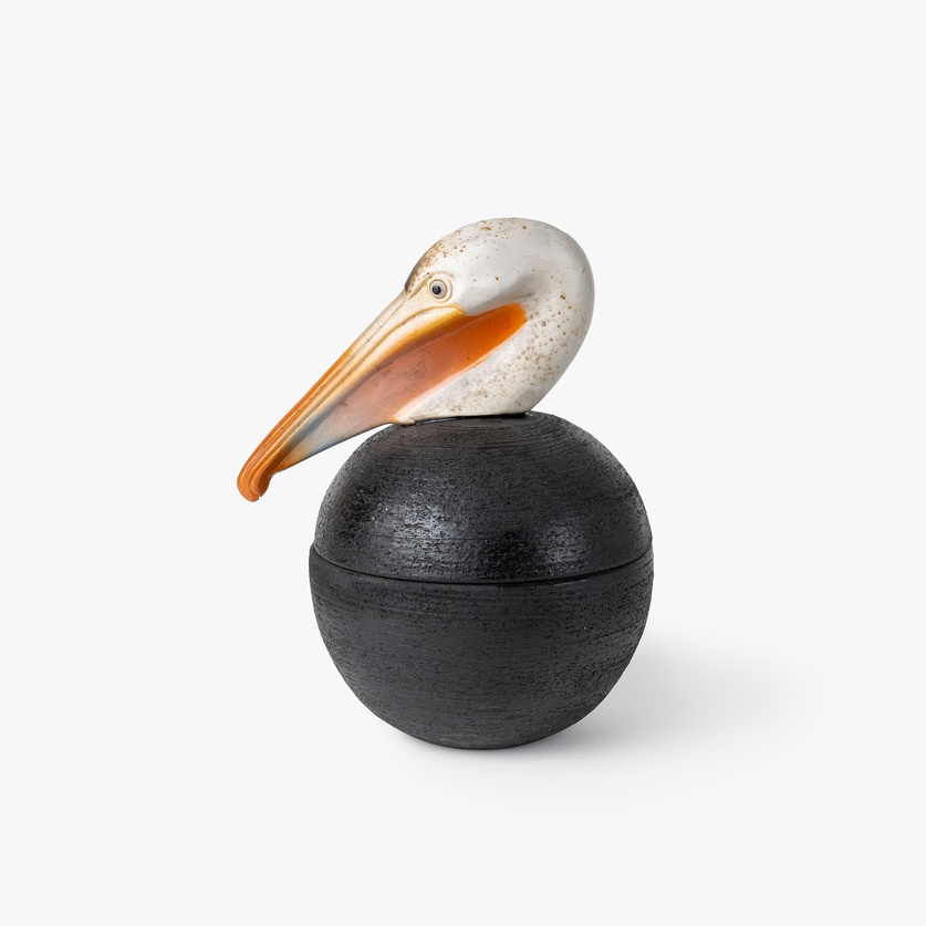 Astonishing ceramic pelican