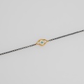 Bracelet “eye” with emerald
