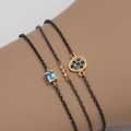 Bracelet with blue emeralds