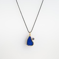 Μενταγιόν με lapis lazuli & μπλε topaz