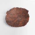 Large platter with rugged rim