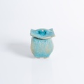 Teal ceramic box