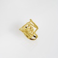 Ring "Meander" in yellow gold