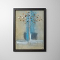 Wall piece featuring a tree