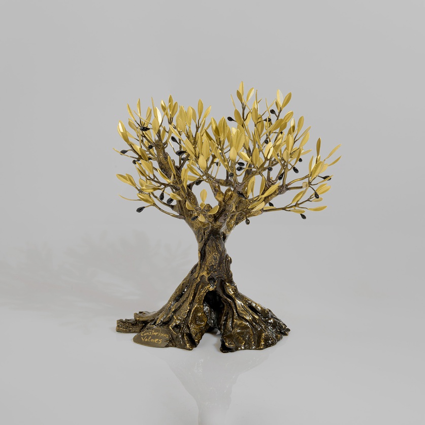 Bronze olive tree