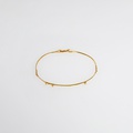 Romantic rose gold bracelet with diamonds