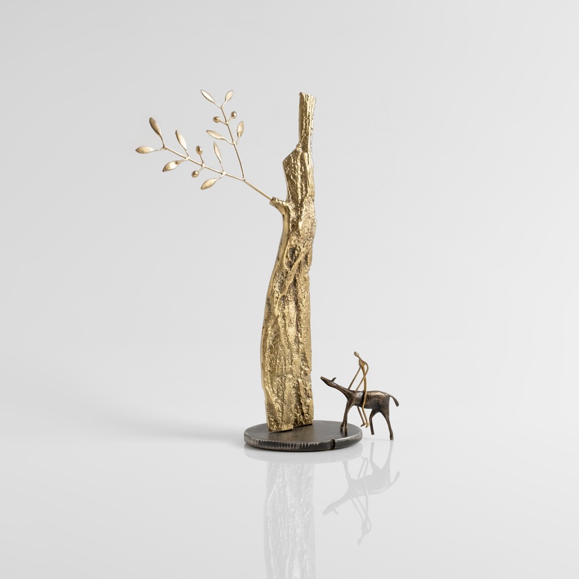 Olive Tree & Rider Bronze Sculpture