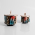 Raku ceramic box (large size)