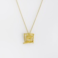 Pendant "Meander" in K18 gold (small size)