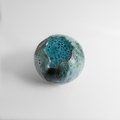 Striking Ceramic Teal-Green Form