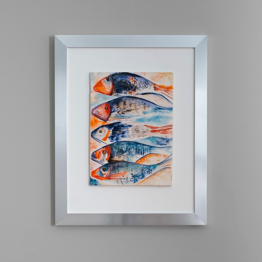 Wall piece wih fish