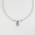 Fine silver necklace with pearls