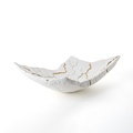 Beautiful Porcelain Platter with Gold Accents