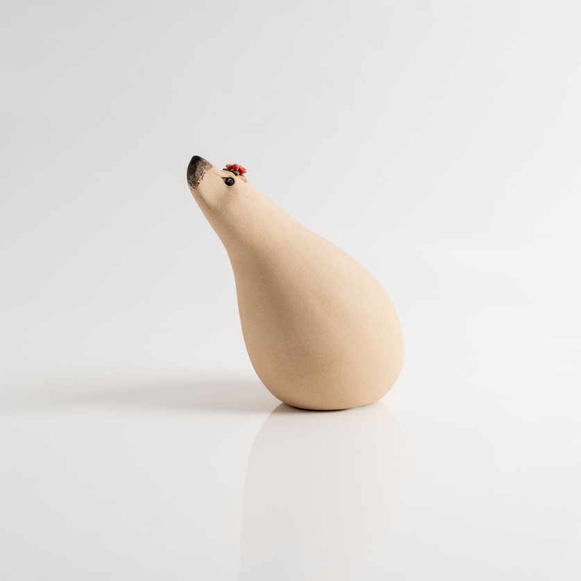 Κεραμική διακοσμητική αρκούδα (θηλυκή)