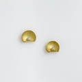 "Shell with pearl" earrings in gold