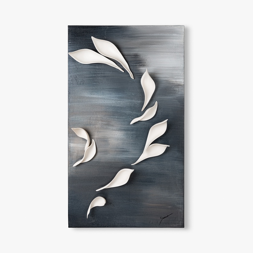 "Leaves" wall piece